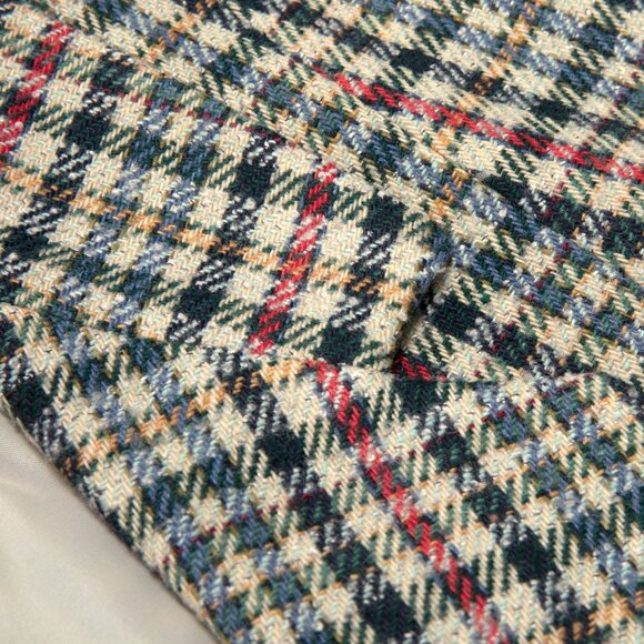 Sundazed (Germany) 70s Vintage Academia Glen Check Tweed Sports Jacket : L - Picture 5 of 8